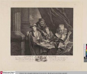LE MAITRE ET SES ELEVES [Der Lehrer und seine Schüler]