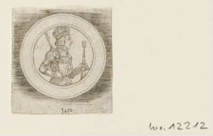Medaille auf König Ferdinand von Ungarn und Böhmen, Vorderseite