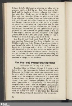 Der Bau- und Vermessungsingenieur