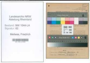 Entnazifizierung Friedrich Meilwes , geb. 05.09.1904 (Bergmann)