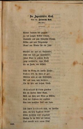 Jugendblätter. 1868 = Jg. 14