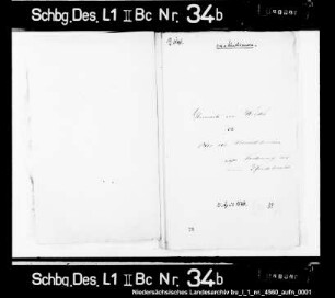 Forderung des Hinrich van Werder gegen Otto von Münchhausen aus einem Pferdehandel