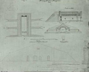 Festung Königstein, Aufnahme des Kriegspulvermagazins Nr. 5 : Königstein, Festung