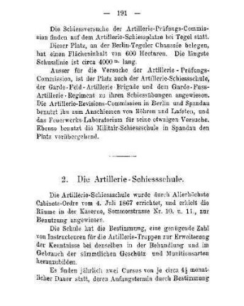 2. Die Artillerie-Schiessschule