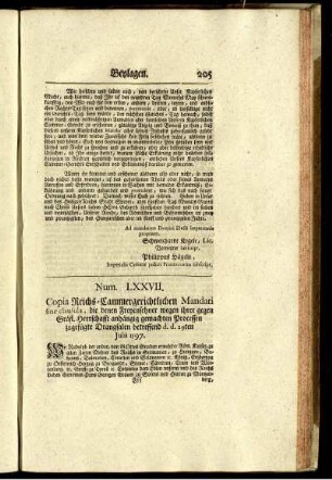 Num. LXXVII.