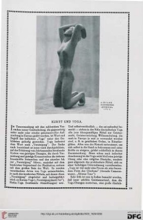 Kunst und Yoga