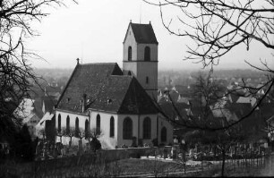 Haltingen: Kirche vom Weinberg
