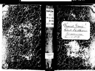 Wiechs am Randen, Tengen KN; Katholische Gemeinde: Standesbuch 1810-1840