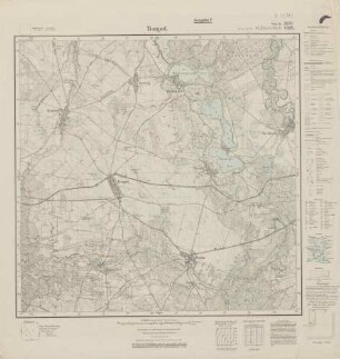 3558 (alte Nr.: 1920) Tempel, Meßtischblatt (4cm - Karte)
