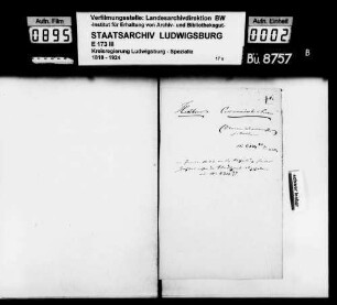 Oberamtsbaumeister und sonstige Körperschaftsbeamte, Oberamt Heilbronn