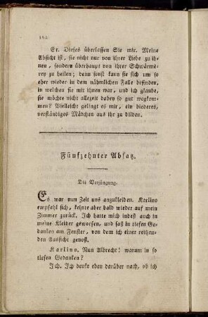 Fünfzehnter Absatz. Die Verjüngung.