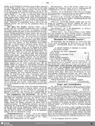 Ehrengabe für Claudius Saunier