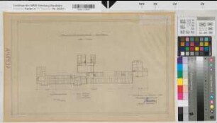 Arnsberg, Bezirksregierung, Hauptgebäude, Seibertzstr. 1, 1. Obergeschoss, Grundriss