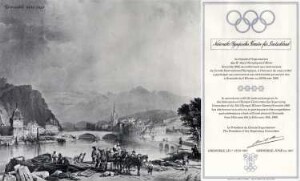 Einladung | X. Olympische Winterspiele 1968, Grenoble