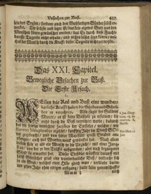 Das XXI. Capitel. Bewegliche Ursachen zur Buß.