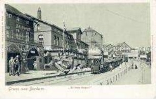 Antisemitische Borkum-Postkarte