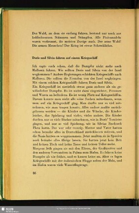 Doris und Silvia fahren auf einem Kriegsschiff