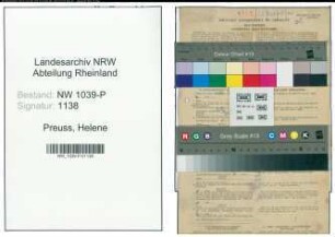 Entnazifizierung Helene Preuss , geb. 13.04.1891 (Lehrerin)