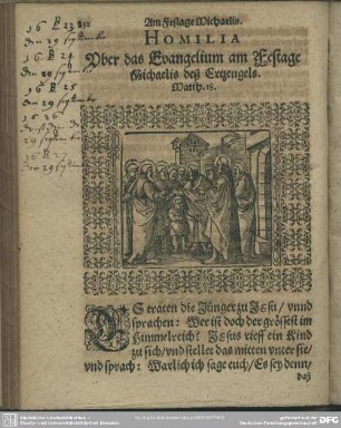 Homilia Uber das Evangelium am Festage Michaelis deß Erzengels. Matth. 18.