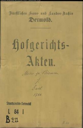 Biemsen, Meier zu gegen Dust zu Biemsen - Pachtabgabe