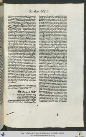 Titulus XVIII:De lege civili.