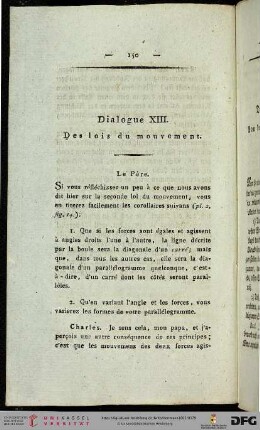 Dialogue XIII / Dreizehntes Gespräch