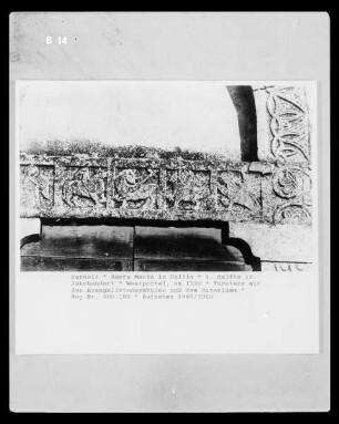 Agnus Dei und Evangelistensymbole