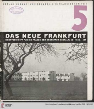 Heft 5 (April-Juni 1927)