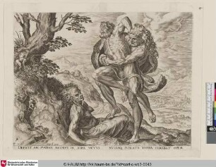 [Herakles besiegt Antaeus; Hercules Defeats Antaeus; Heracle et Antee]