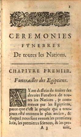 Ceremonies funebres de toutes les Nations