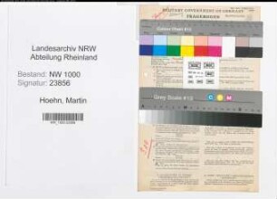 Entnazifizierung Martin Hoehn, geb. 12.08.1910 (Verw.Gehilfe)