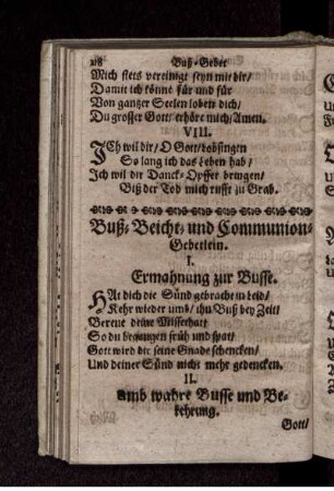Buß- Beicht- und Communion-Gebetlein.