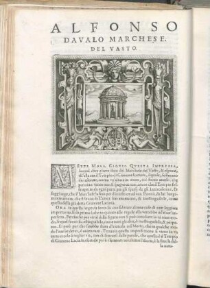 Alfonso Davalo Marchese. Del Vasto.