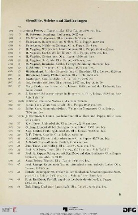 Gemälde, Stiche und Radierungen (Nr.1-134)
