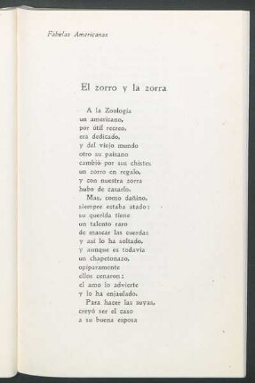 El zorro y la zorra
