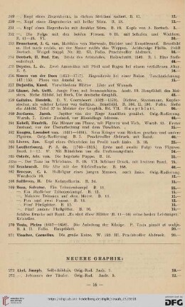 3. Neuere Graphik (Nr. 272 - 295)