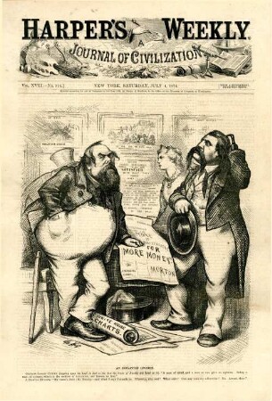 An inflation opinion. [Anschließend folgt ein Textblock] : Captain Logan Cuttle und Morton Bunsby unterhalten sich über abgegebene Versprechen