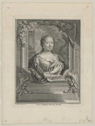 Bildnis der Anna van Brunswyk Lunenburg Prinsesse van Oranje