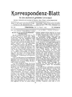 Die XX. Hauptversammlung des Hessischen Oberlehrervereins