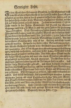 Geneigter Leser