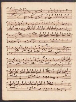 Konzerte; cemb, strings; D-Dur; op.4/4