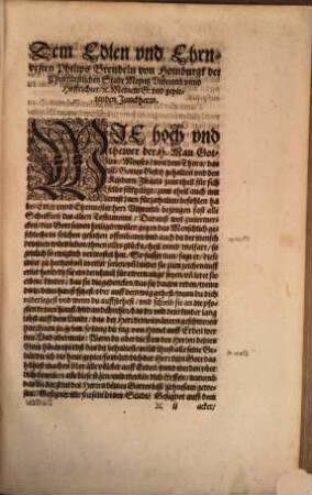 Der Prophet Jonas : durch die Quadragesimam Gottseliglich unnd Catholisch zur Predigt im Hohen Dohmstifft Meyntz zugleich mit den ... Evangelien außgelegt, im Jahr 1542