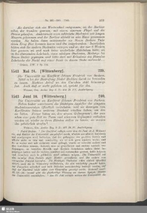 240. 1543, Juni 10. [Wittenberg]