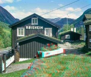 Norwegen: Urlaub 1992, Provinz Innlandet (u.a.: Bergwerk, Saga-Säule, Lom)