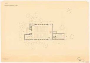 Kirche: Grundriss EG 1:200