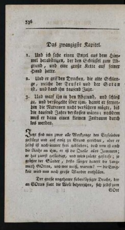 Das zwanzigste Kapitel