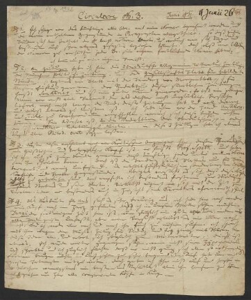 Brief an Harmonischer Verein : 26.06.1811