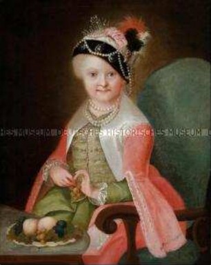 Bildnis der Erzherzogin Maria Josepha von Habsburg als Kind in ungarischer Tracht