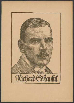 [Bildnis Richard von Schaukal] : Richard Schaukal