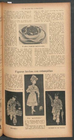 Figuras hechas con estampillas